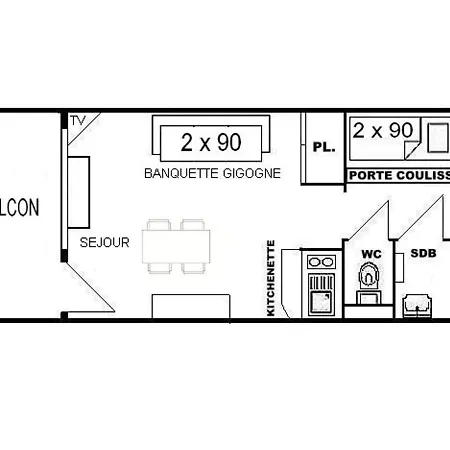 Cosy Les Saisies Pour 4 Pers. Avec Balcon - Fr-1-594-196 Appartement *